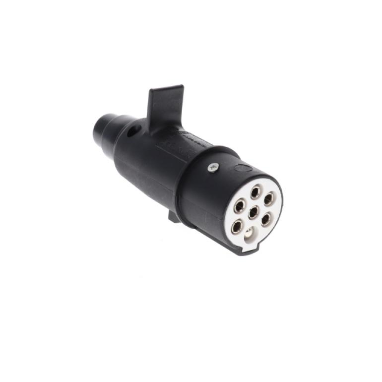 7 PIN S' TYPE PLASTIC PLUG 24V
