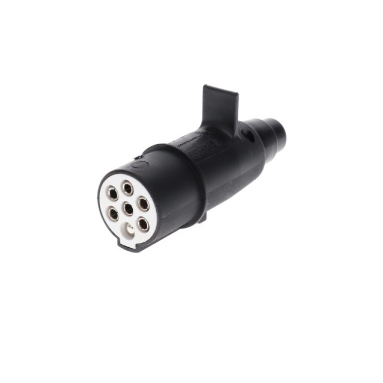7 PIN S' TYPE PLASTIC PLUG 24V