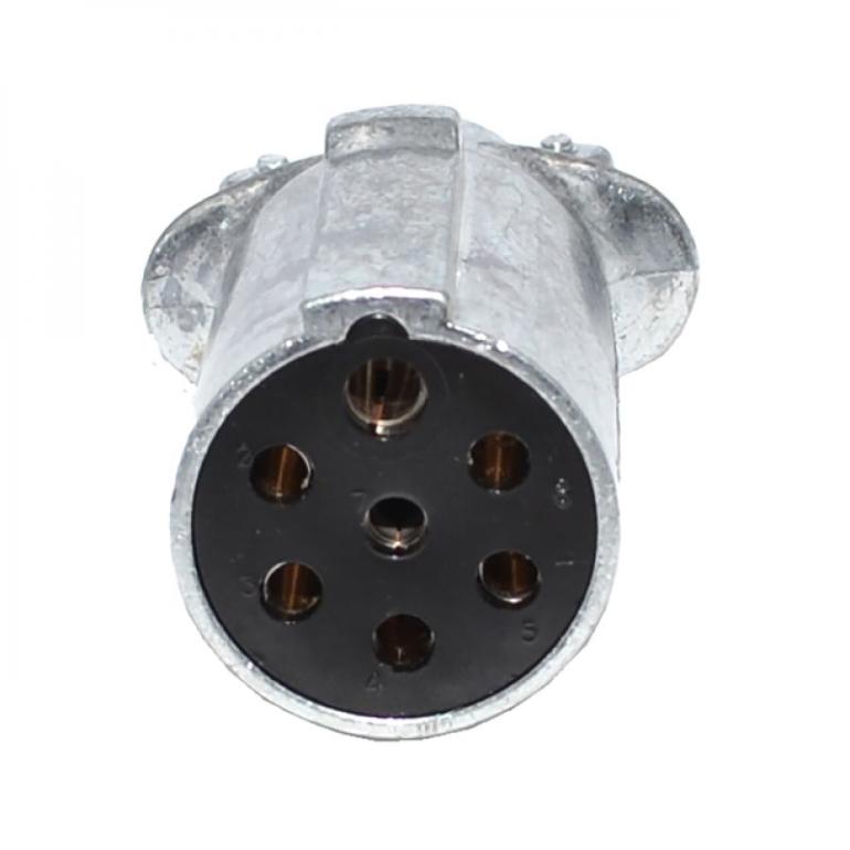 7 PIN 'N TYPE SCREW TERMINAL METAL PLUG 24V