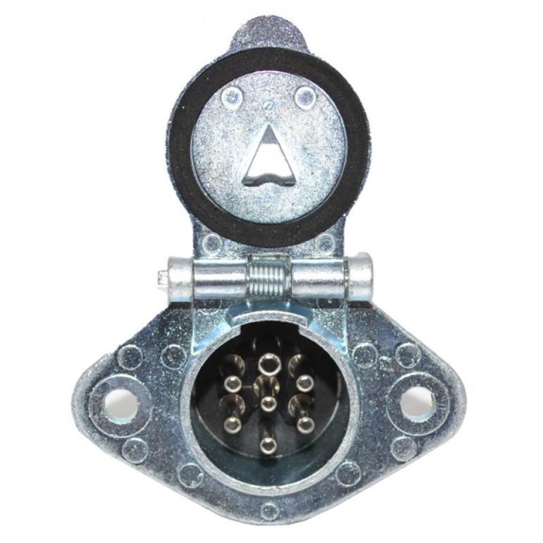 7 PIN 'N TYPE SCREW TERMINAL METAL SOCKET 24V