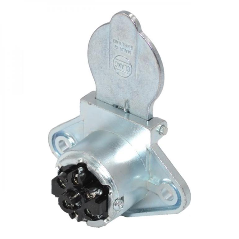 7 PIN 'N TYPE SCREW TERMINAL METAL SOCKET 24V