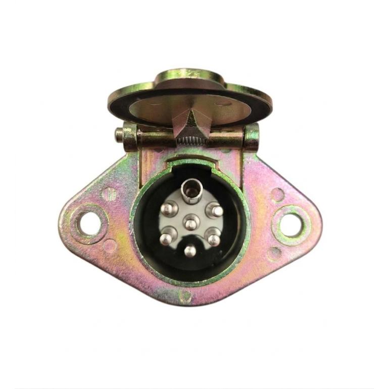 7 PIN 'S TYPE SCREW TERMINAL METAL SOCKET 24V