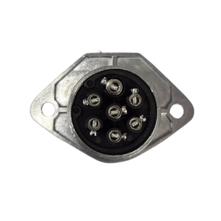 7 PIN 'N TYPE SCREW TERMINAL METAL SOCKET 24V