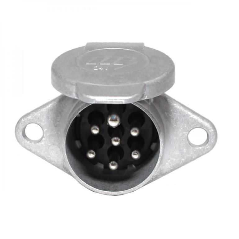 7 PIN 'N TYPE SCREW TERMINAL METAL SOCKET 24V