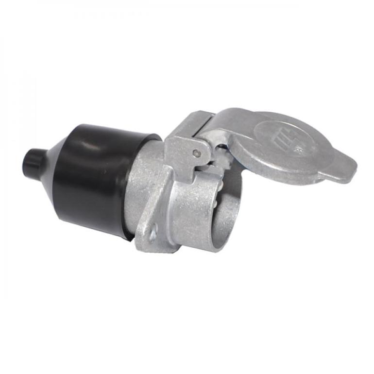 7 PIN 'N TYPE SCREW TERMINAL METAL SOCKET 24V