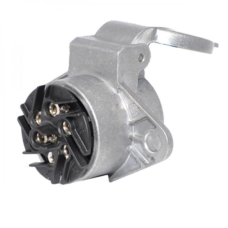 7 PIN 'N TYPE SCREW TERMINAL METAL SOCKET 24V