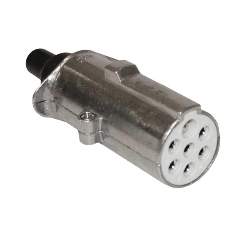 7 PIN 'S TYPE SCREW TERMINAL METAL PLUG 24V