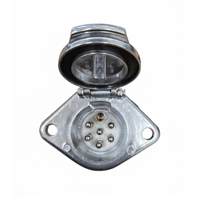 7 PIN 'S TYPE SCREW TERMINAL METAL SOCKET 24V
