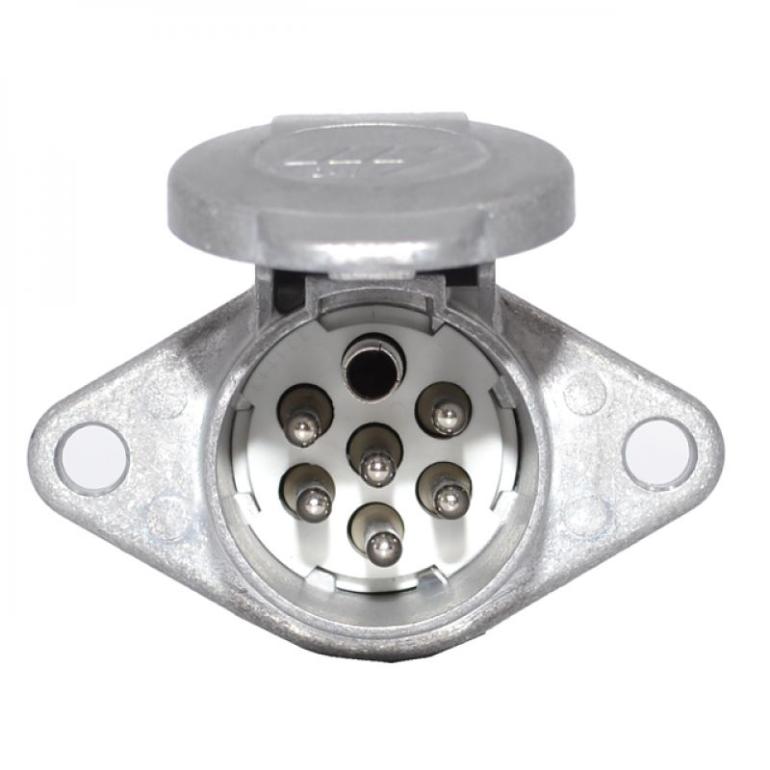 7 PIN 'S TYPE SCREW TERMINAL METAL SOCKET 24V