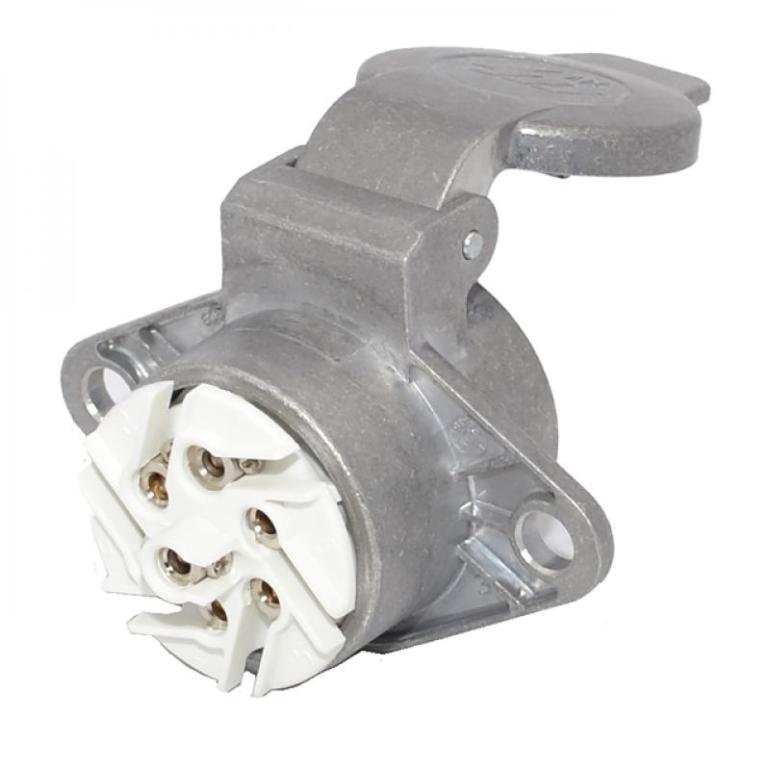 7 PIN 'S TYPE SCREW TERMINAL METAL SOCKET 24V