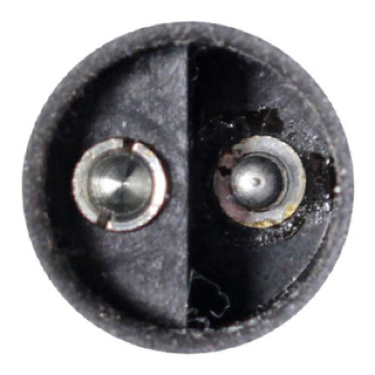 FRONT STRAIGHT ABS SPEED SENSOR BLACK PLUG