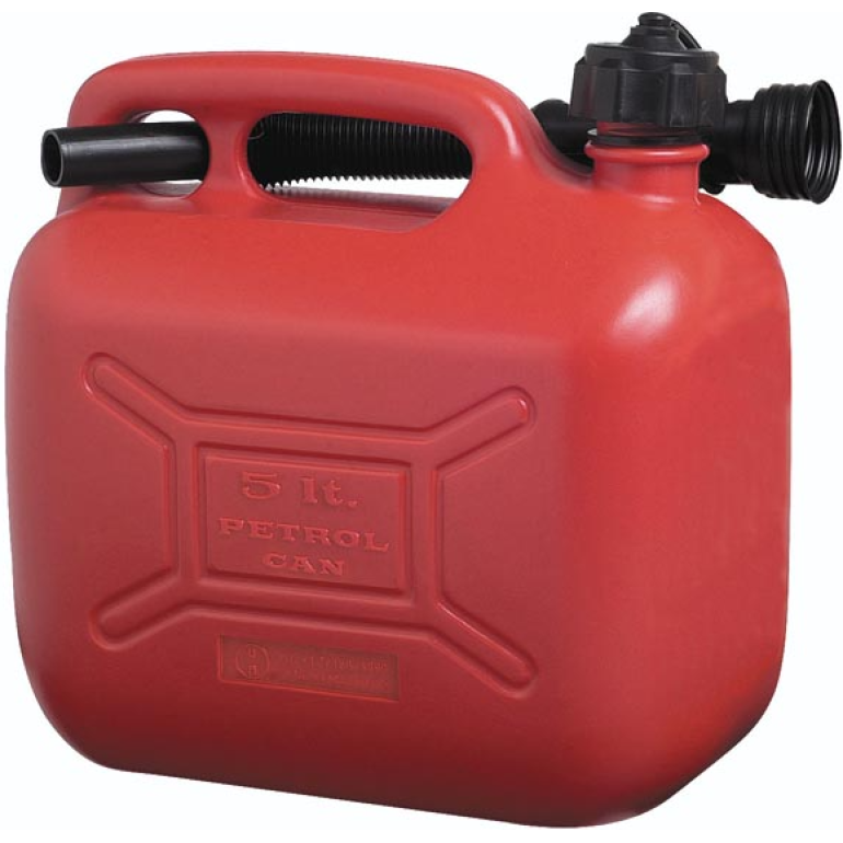 'PETROL RED FUEL CAN 5 LITRES
