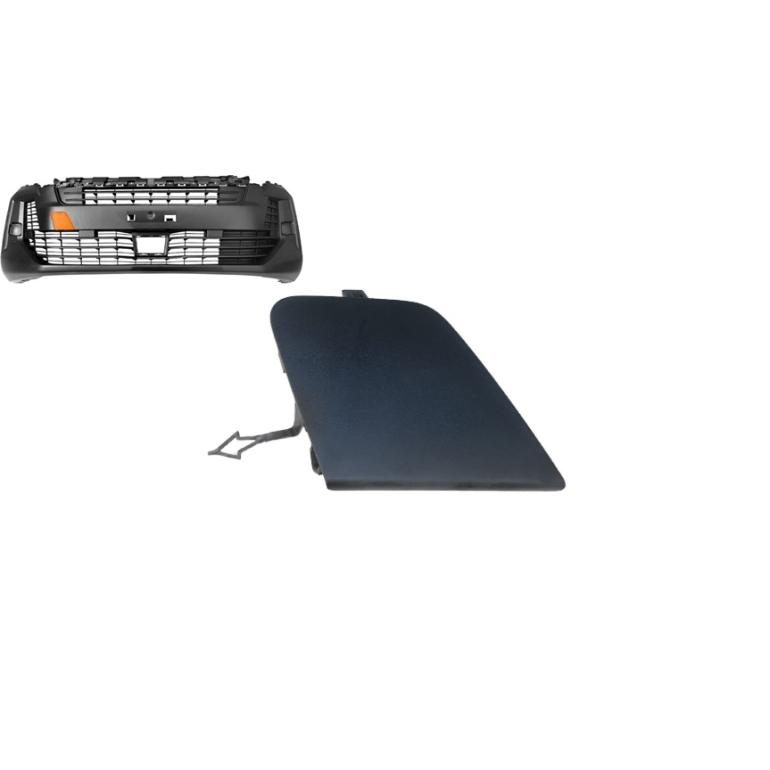 FRONT BUMPER BLACK FRONT TOW HOOK COVER