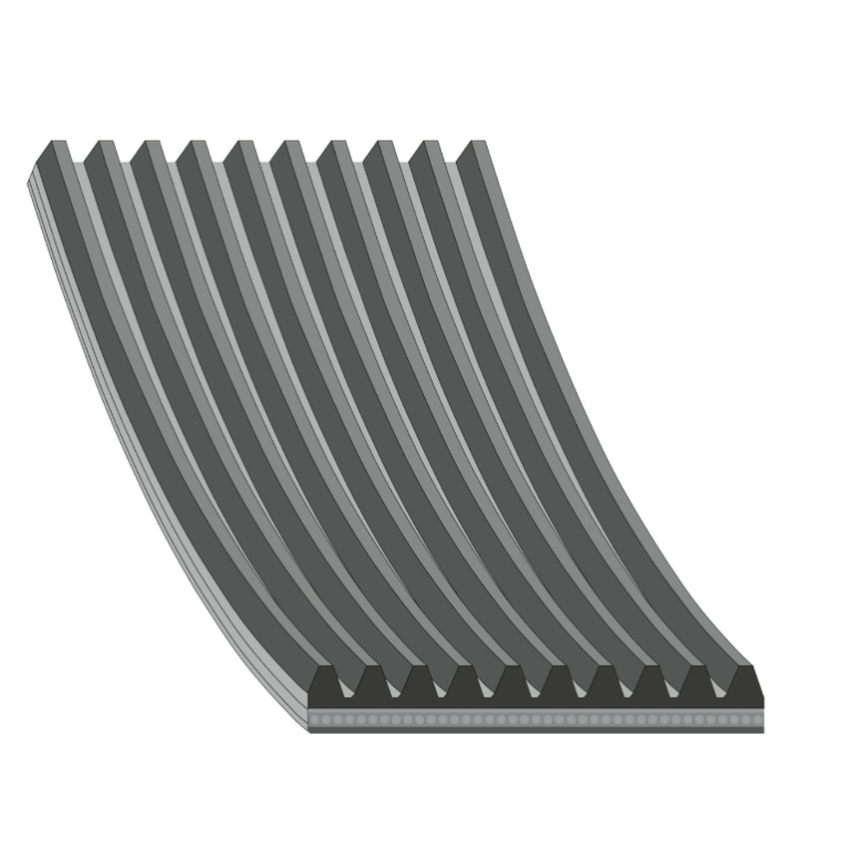 V-RIBBED AUXILIARY BELT 1715MMx10