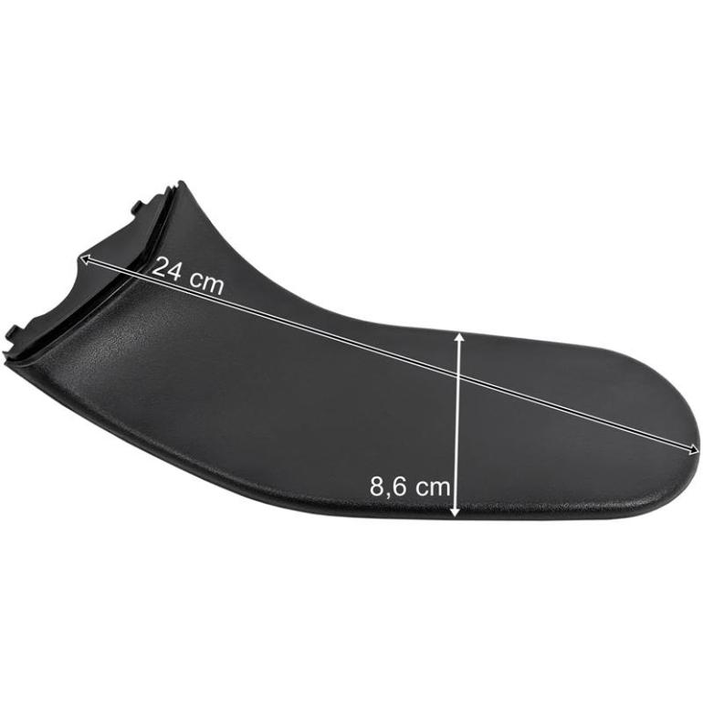 TWIN MIRROR 'LONG ARM UPPER COVER PASSENGER SIDE LH