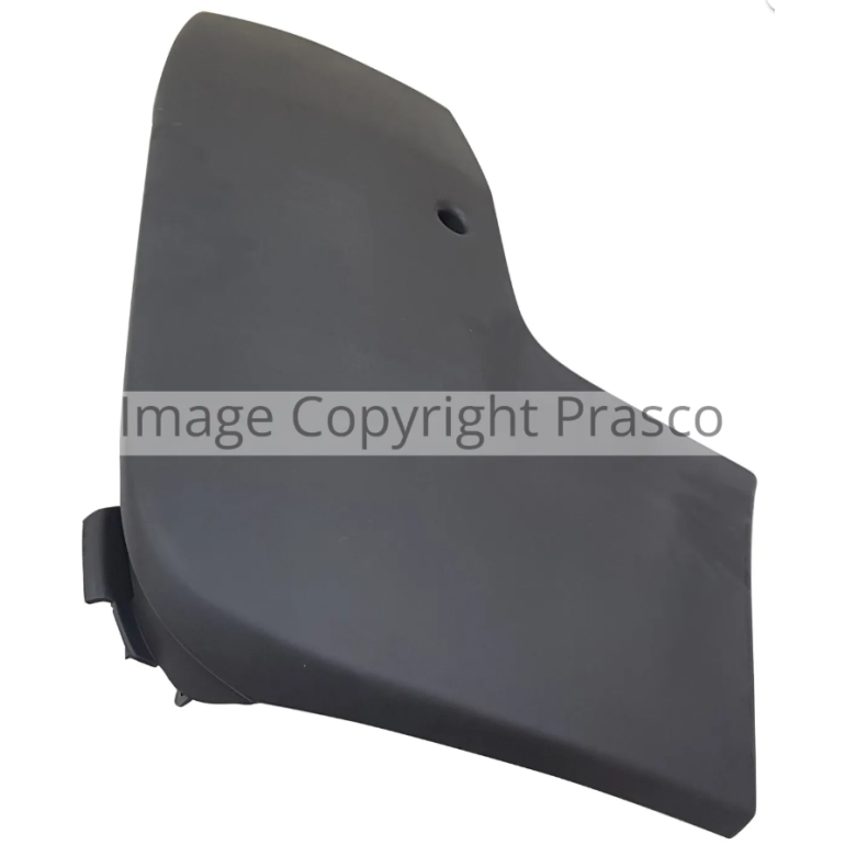 GREY TEXTURED REAR BUMPER CORNER DRIVER SIDE RH