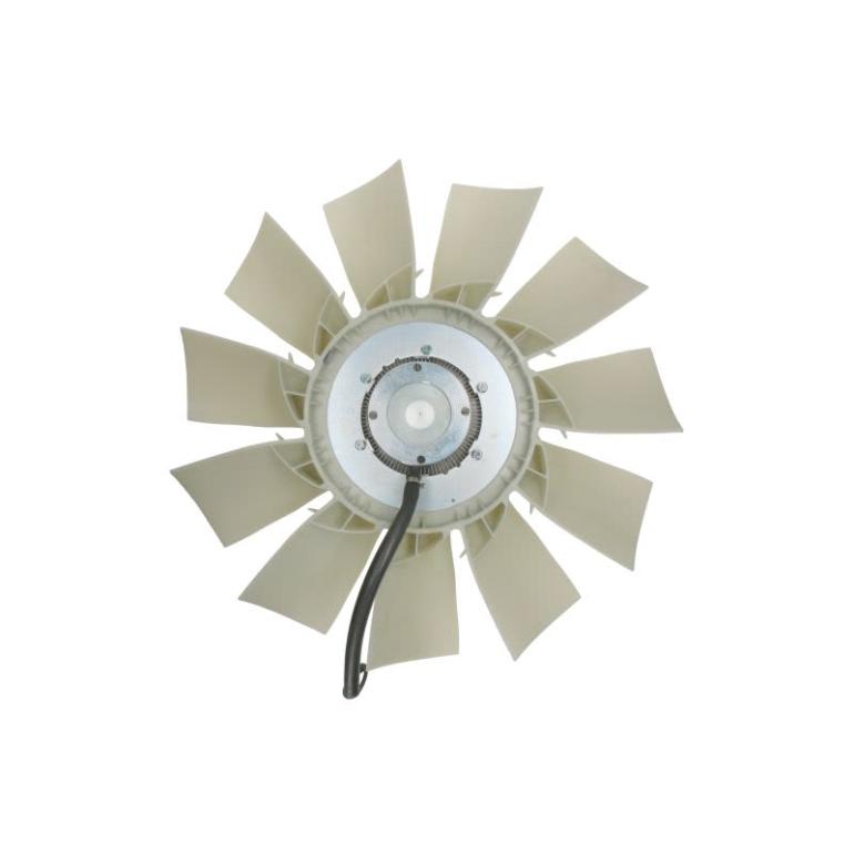 VISCOUS FAN CLUTCH HUB WITH BLADES