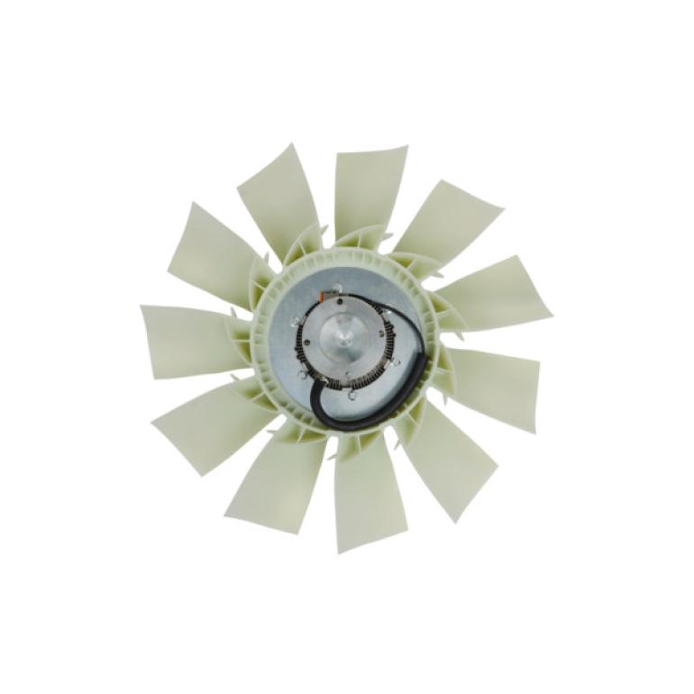 VISCOUS FAN CLUTCH HUB WITH BLADES