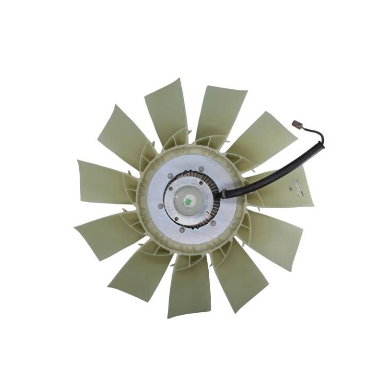 VISCOUS FAN CLUTCH HUB WITH BLADES