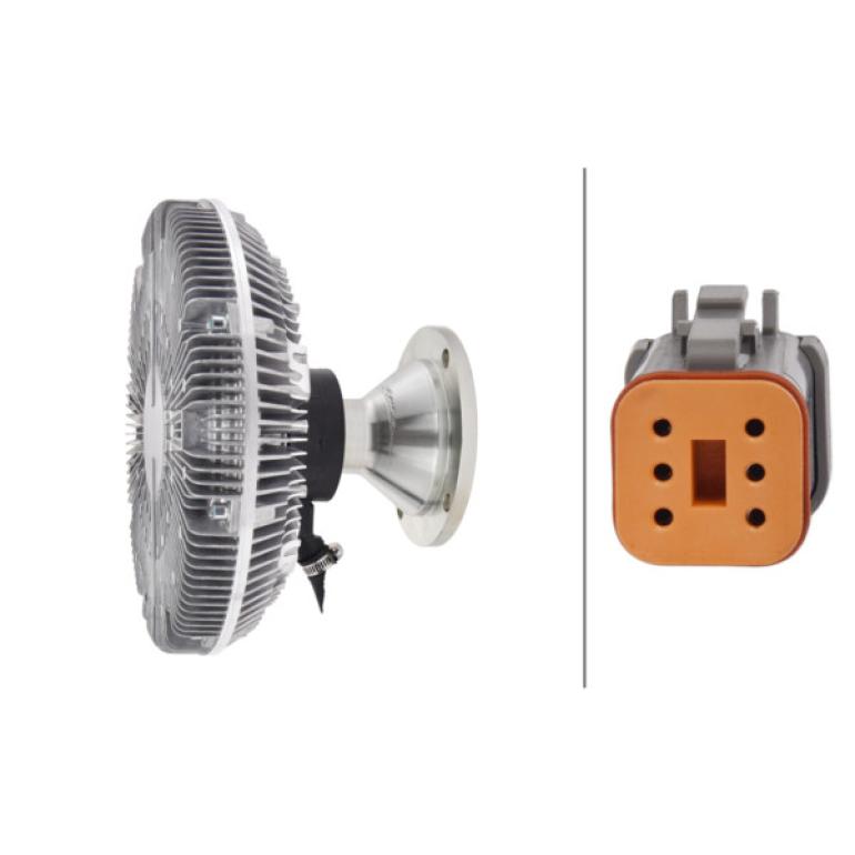 VISCOUS FAN CLUTCH HUB ONLY