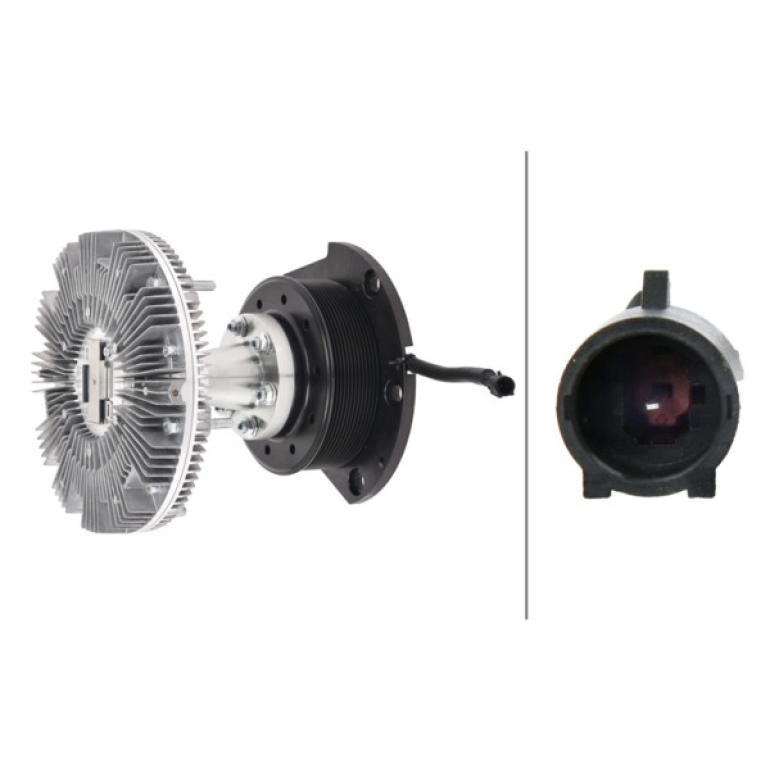 VISCOUS FAN CLUTCH HUB ONLY