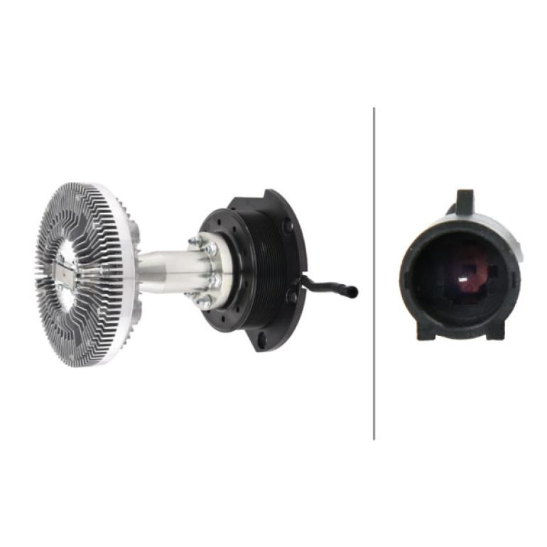 VISCOUS FAN CLUTCH HUB ONLY