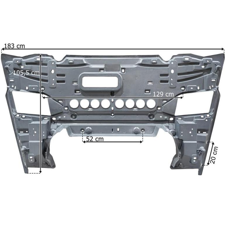 UPPER FRONT GRILLE MOUNTING PANEL