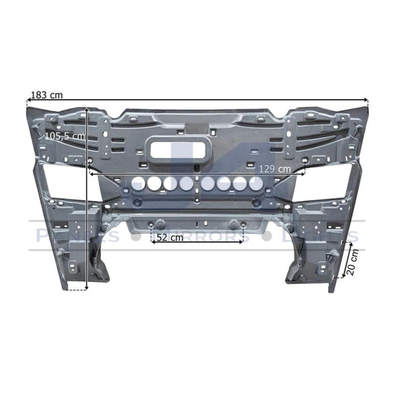 UPPER FRONT GRILLE MOUNTING PANEL