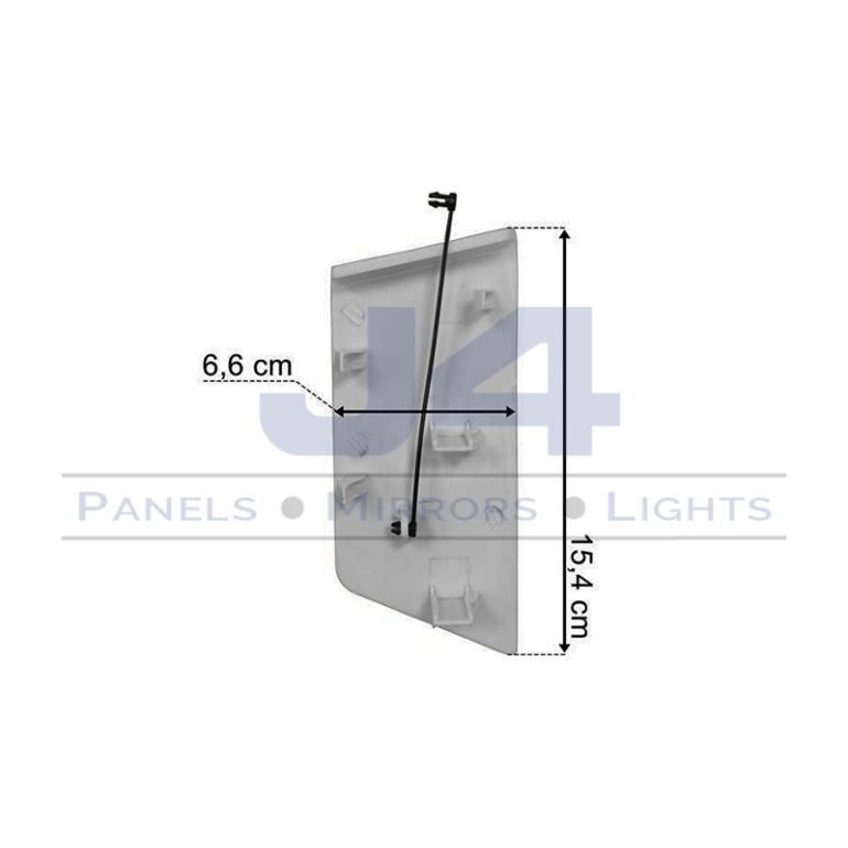 FRONT BUMPER CORNER END CAP DRIVER SIDE RH