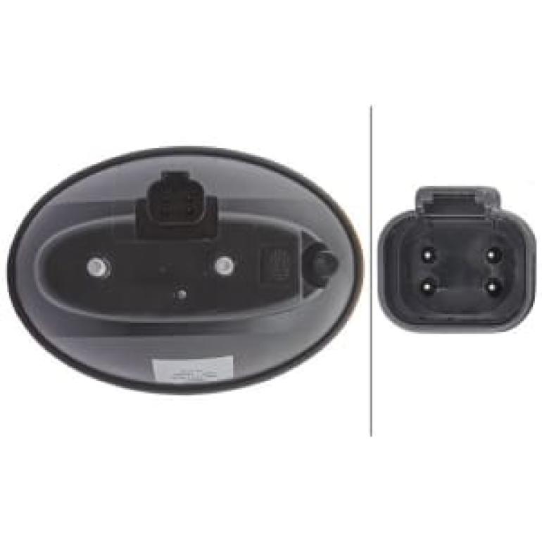 OVAL REAR COMBINATION LIGHT LAMP FOR SWIFT STERLING CARAVANS
