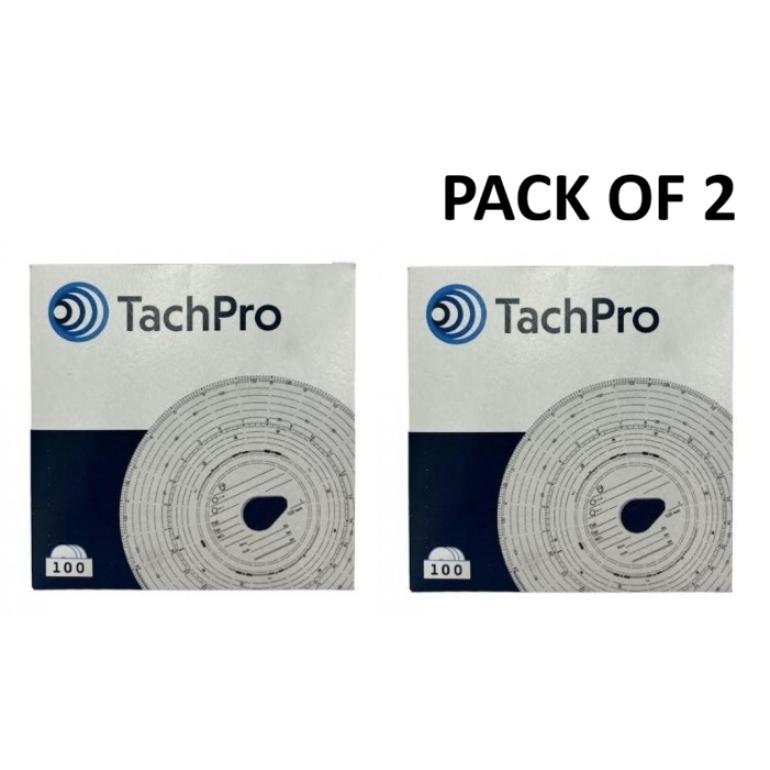 125kmh Black Combi Analogue Tachograph Charts (PACK OF 2)