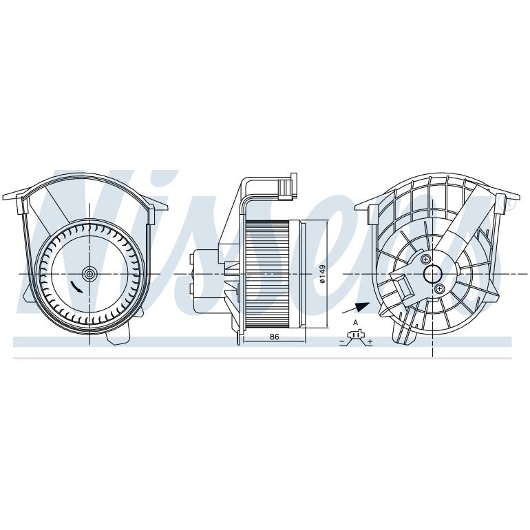 INTERNAL FAN BLOWER MOTOR