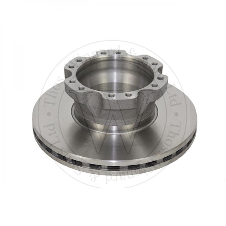 REAR VENTED BRAKE DISC WITH CAST ABS EXCITER RING
