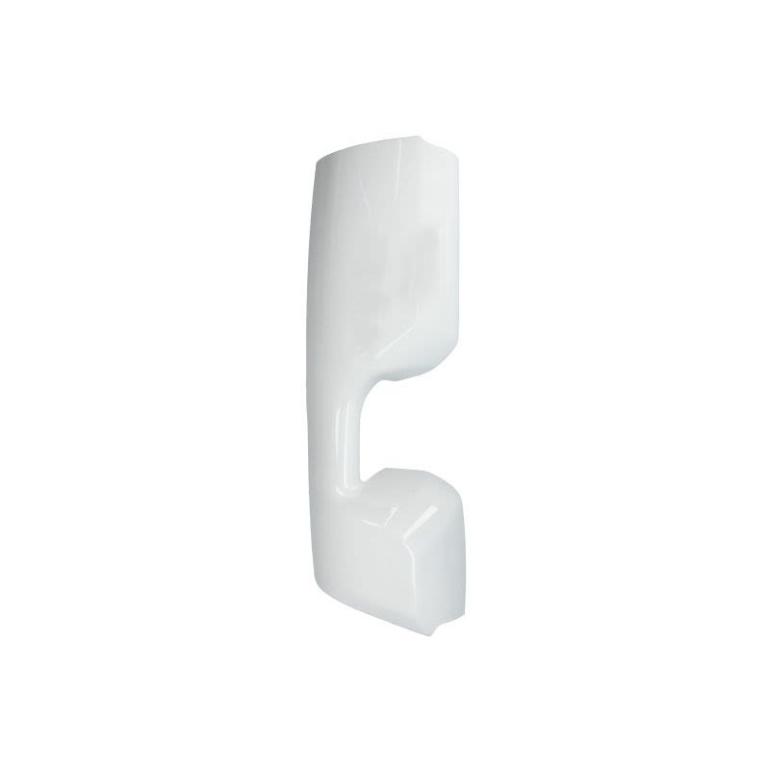 WHITE MIRROR BACK COVER DRIVER SIDE RH
