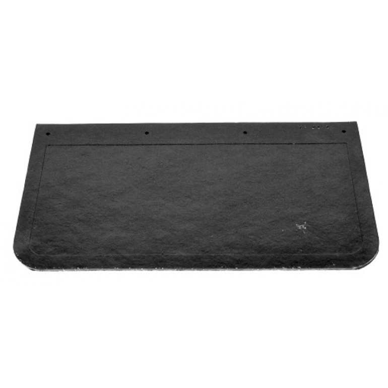 PLAIN BLACK RUBBER MUDFLAP 16" X 12" (SINGLE)