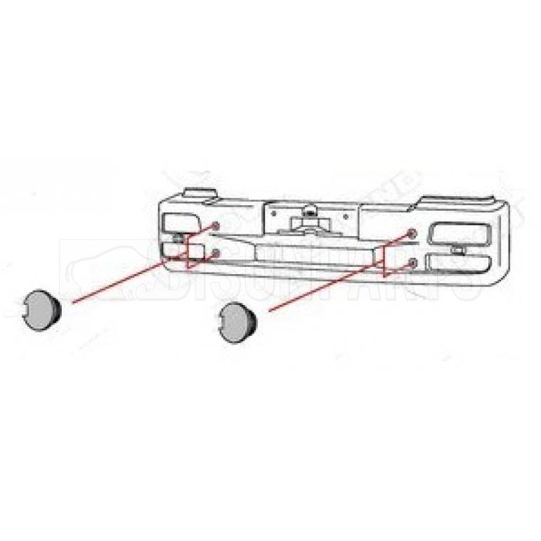 FRONT ROUND BUMPER CAP FITS RH OR LH