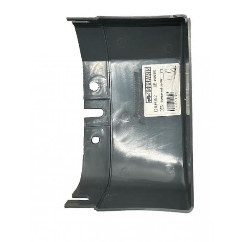 GREY FRONT BUMPER END CAP DRIVER SIDE RH