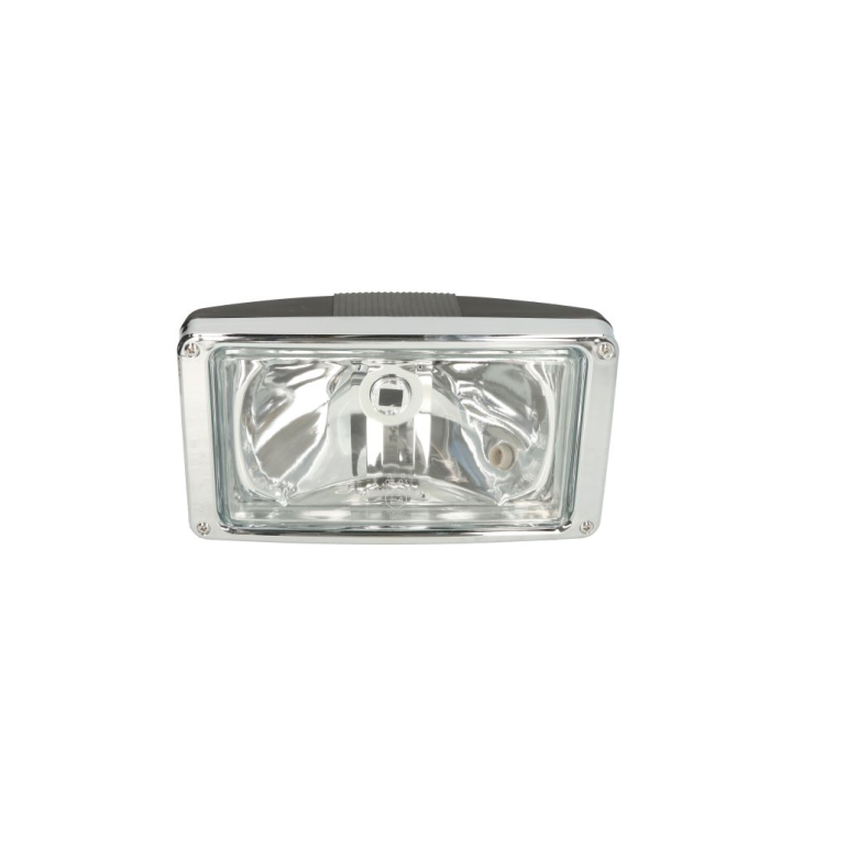 SUNVISOR CLEAR SPOT LAMP WITH SILVER FRAME FITS RH OR LH