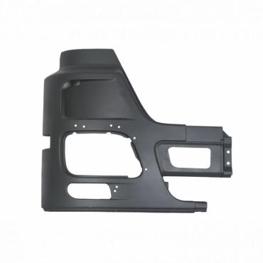 GREY FRONT BUMPER CORNER WITH FOG LAMP HOLE DRIVER SIDE RH