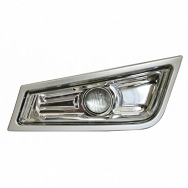 FOG LAMP WITH CHROME TRIM PASSENGER SIDE LH
