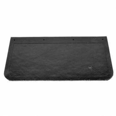 PLAIN BLACK RUBBER MUDFLAP 20" X 12" (SINGLE)