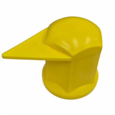 32MM LONG REACH DUSTITE WHEEL NUT COVERS YELLOW (EACH)