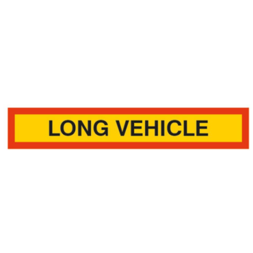 MARKER BOARD TYPE 4 LONG VEHICLE SELF ADHESIVE VINYL (SINGLE)
