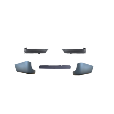 LIGH GREY COMPLETE REAR BUMPER ASSEMBLY