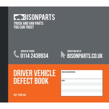 50 PAGE DUPLICATE VEHICLE DAILY CHECK & DEFECT BOOK