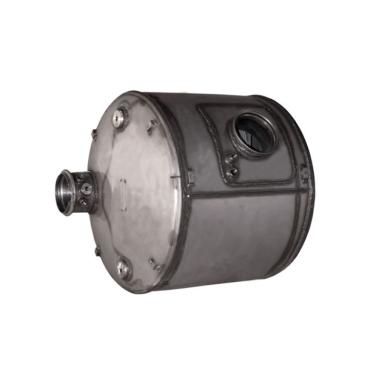 EXHAUST SILENCER WITH CATALYTIC CONVERTER