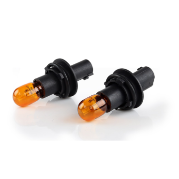 MIRROR HEAD AMBER INDICATOR BULB FITS LH & RH (PAIR)