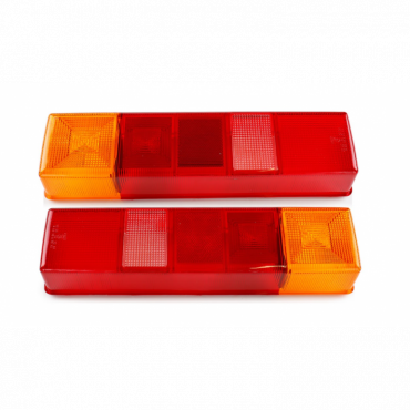 REAR COMBINATION LAMP LENS FITS RH OR LH (PAIR)