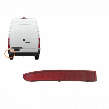 REAR BUMPER REFLECTOR PASSENGER SIDE LH
