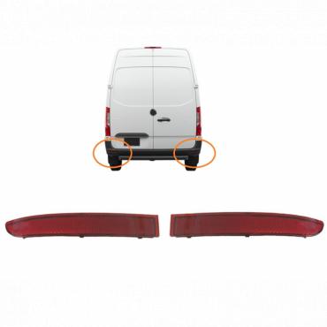 REAR BUMPER REFLECTORS RH & LH (PKT 2)